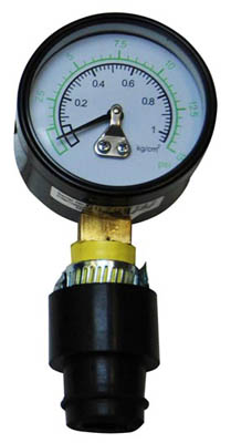 Manometer mit Leafield-Adapter